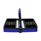 Preview: One80 Double Dart Box Blau Twin Darttasche incl Röhrchen für Spitzen oder Schäfte
