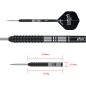 Preview: Beau Greaves VHD Black Edition Steeltip 23g