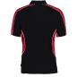 Preview: Kustom Kit Active Polo Shirt KK938 Cooltex Schwarz-Rot Größe L