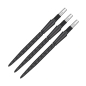 Preview: Target Swiss Stahlspitzen Storm Diamond Schwarz 35mm