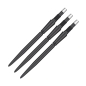 Preview: Target Swiss Stahlspitzen Storm Schwarz 35mm