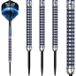 Preview: Mission Josh Rock V2 Darts  Steeldart  95%  Silber & Blau PVD  26g