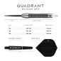 Preview: Mission Quadrant Steel Tip 90% Black Titanium M3 25g