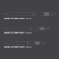 Preview: Target Swiss Stahlspitzen Storm Schwarz 35mm