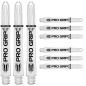 Preview: Target Pro Grip Shafts 3 Satz Clear Midi