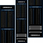 Preview: Designa Checkout Teppich 290cm x 80cm Blau