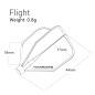 Preview: Harrows Clic Flights Schwarz