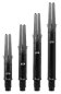 Preview: L-Style  Silent Spin Shaft Clear Schwarz 260 Midi