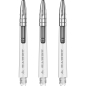 Preview: Mission Sabre Shafts Clear/Silber Medium