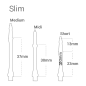 Preview: Harrows Clic Shafts Slim White Short