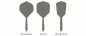 Preview: Condor AXE Standart Flights Clear L