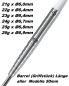 Preview: Harrows Wolfram Steeldart  22 Gramm 97% Tungsten