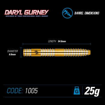 Winmau Daryl Gurney 90% Steeldart 25g