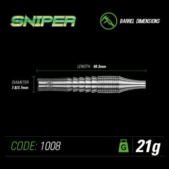 Winmau Sniper  Steeldart  90% Tungsten 21 Gramm
