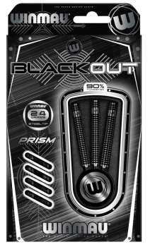 Winmau Blackout 90% Tungsten Steeldart 23 Gramm