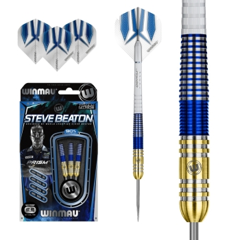 Steve Beaton Steeldart 90% Tungsten 22 Gramm Gold Blau