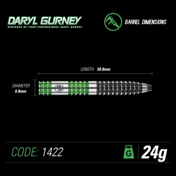 Winmau Daryl Gurney Special Edition 90% Tungsten  Steeldart 24 Gramm