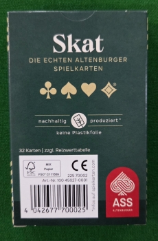 Preview: Ass Skatkarten FSC Papierkarten der Klassiker
