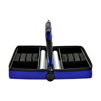 One80 Double Dart Box Blau Twin Darttasche incl Röhrchen für Spitzen oder Schäfte