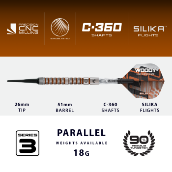 Luke Woodhouse 3 90% Softdart 18g