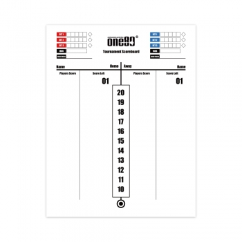 One80 Schreibtafel  Scoreboard 45x35cm