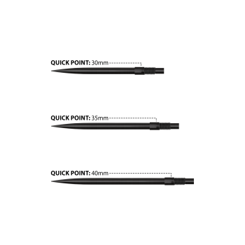 Preview: Black Quick Points 30mm