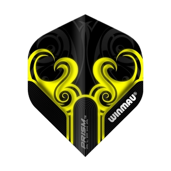 Winmau Prism Alpha Flights  Trina Gulliver Black-Yellow