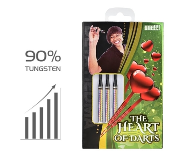 One80 Deta Hedman Soft Dart 90 % Tungsten 18 Gramm Barrel