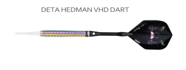 One80 Deta Hedman Soft Dart 90 % Tungsten 18 Gramm Barrel