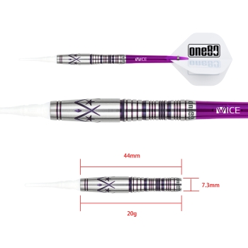 Preview: Alice Law III Purple Soft Darts 20g