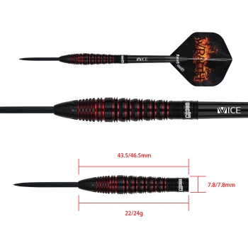 One80 Wraith W4 Steeldart 24g