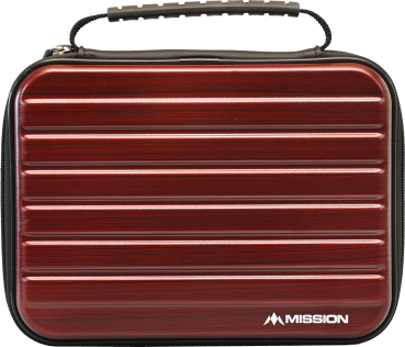 Mission ABS-4 Darts Case Metallic Dunkelrot