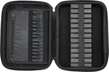 Mission ABS-4 Darts Case Metallic Dunkelrot