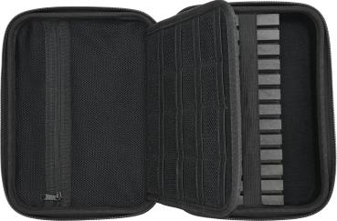 Mission ABS-4 Darts Case Metallic Dunkelrot