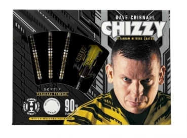 Harrows Dave Chisnall Chizzy 90% Tungsten Softdarts 22 Gram