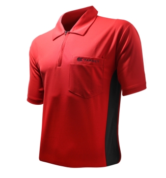 Coolplay Hybrid Shirt Target 2-Color Red-Black Size S