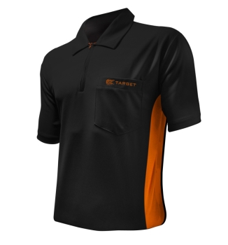 Coolplay Hybrid Shirt Target 2-Color Black-Orange Size S