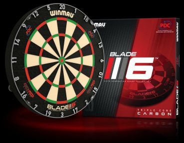 Winmau Blade 6 Triple Core Carbon Dartboard PDC