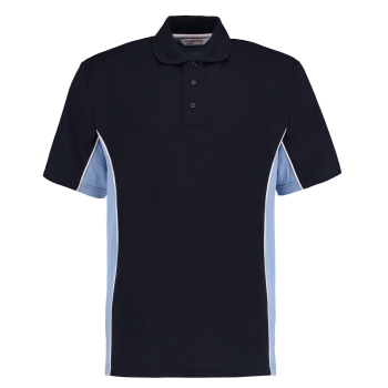 Dartshirt  Polo Shirt Kustom Kit KK475 Navy Hellblau Größe S