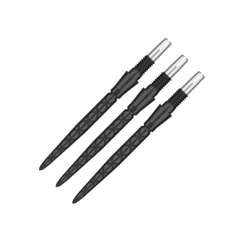Target Swiss Stahlspitzen Storm Diamond Schwarz 26mm