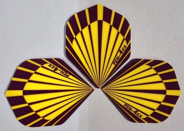 Pen-4ex Flights Obergine/Gelb Standard Nr.3