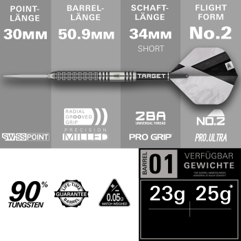 BEAU GREAVES G1 23G SP Steeldart
