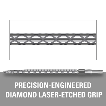 Target Swiss Stahlspitzen Diamond Silber 40mm