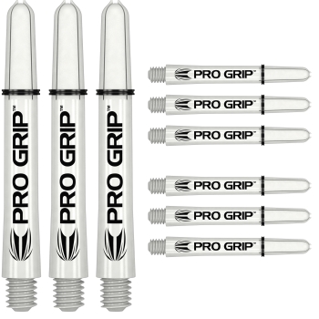 Target Pro Grip Schäfte 3 Satz Kurz Weiss