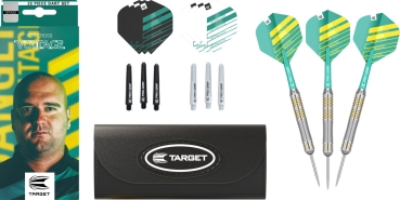 Target ROB CROSS BRASS 22G STEEL TIP DARTS