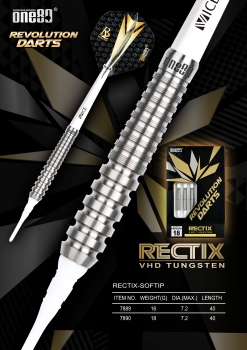 One80 Revolution ReCtix 90% Tungsten Softdart  Barrelgewicht 16 Gramm