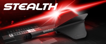 Winmau Stealth Schäfte Medium Weiss