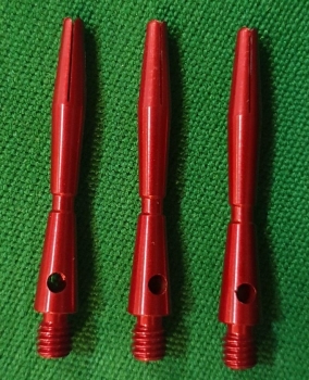 Aluminium Schäfte Shafts Kurz Rot Taille