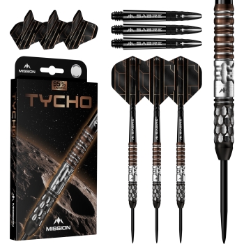 Tycho Steeldart 90% Black & Bronze PVD 24g