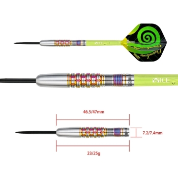Preview: Chameleon Apatite Steeldart 23g